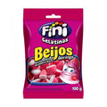 Bala de Gelatina Beijos de Morango Fini 100g - Favi Foods