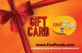 Gift Card Favi Foods